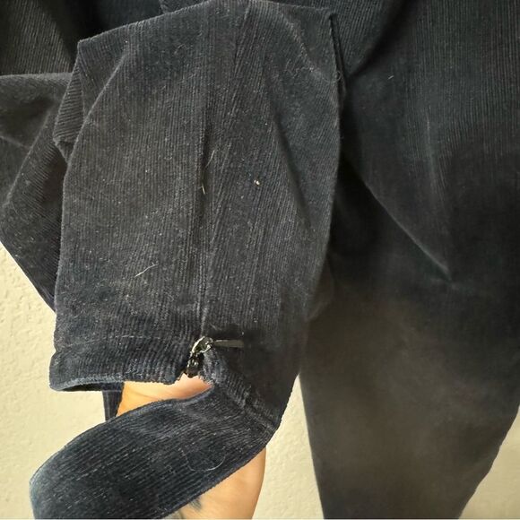 Vintage 80’s Esprit Navy Corduroy Stirrup Pants - Picture 2 of 5